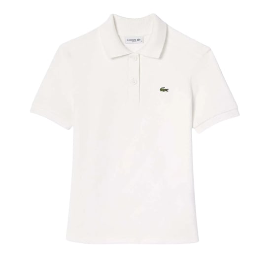 Lacoste Dames/Dames badstof Slim Poloshirt (Crème) - Image 1