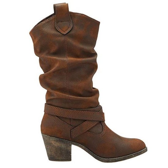 Rocket Dog Womens/Ladies Sidestep Mid-Calf Western Boot (Brown) - Image 1