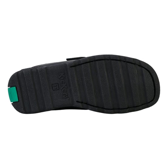 Kickers Jongens Fragma Lo Leren Riempjes Schoenen (Zwart) - Image 4
