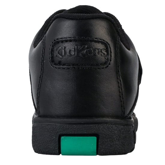 Kickers Jongens Fragma Lo Leren Riempjes Schoenen (Zwart) - Image 5