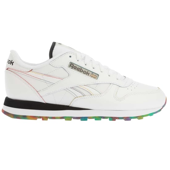 Reebok Unisex Adult Classic Leather Trainers (White/Black) - Image 1