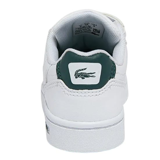 Lacoste Kinder T-Clip Touch Fastening Trainers (Wit, Groen) - Image 2