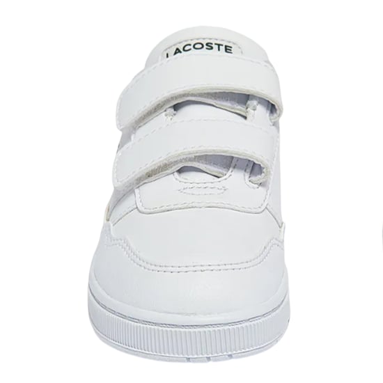 Lacoste Kinder T-Clip Touch Fastening Trainers (Wit, Groen) - Image 4