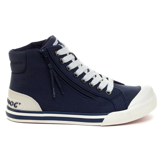 Rocket Dog Womens/Ladies Jazzin Hi Trainers (Navy) - Image 1