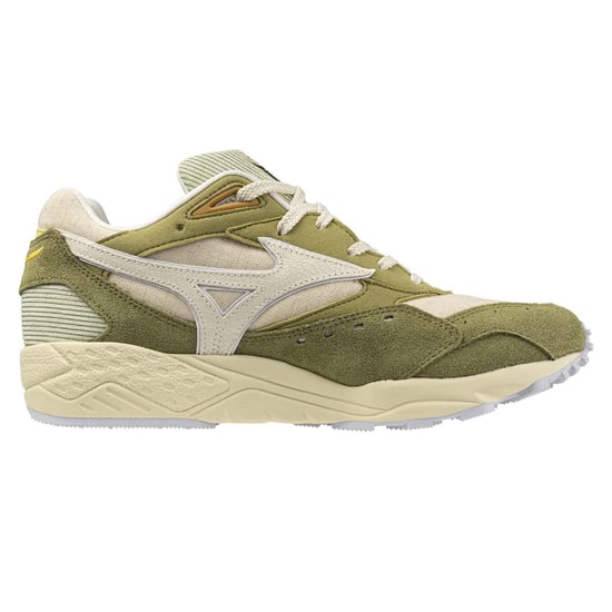 Mizuno Heren Contender Sportstyle Suede Schoenen (Groen, Wit) - Image 1