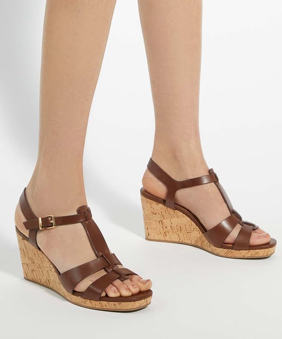 Dune Ladies Kastro - Leather Cork Wedge - Image 3