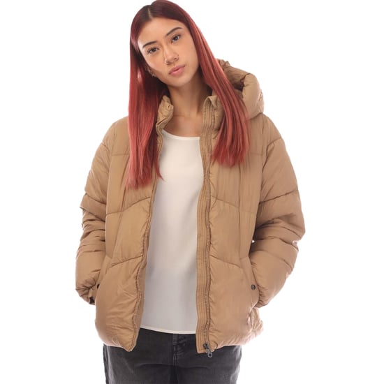 Vero Moda Dames/Dames Uppsala Korte Gewatteerde Jas (Beige) - Image 4