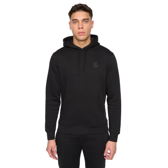 Duck and Cover Heren Merchell Hoodie en Joggers Set (Zwart) - Image 3