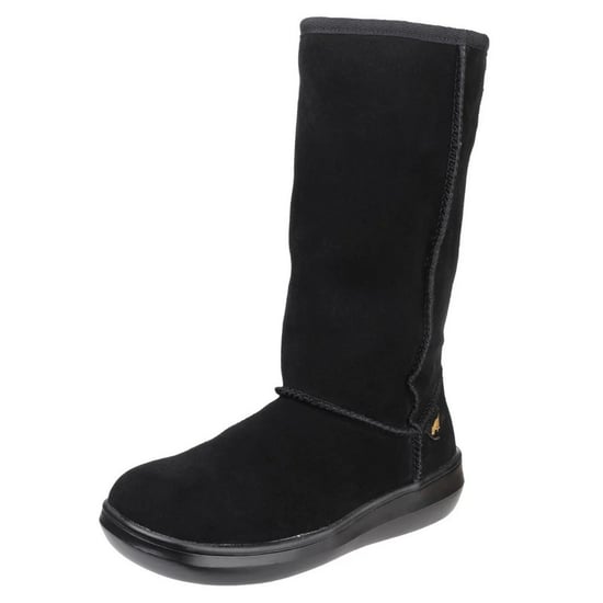 Rocket Dog Dames/Dames Sugardaddy Suede Pull-On Laarzen (Zwart) - Image 4