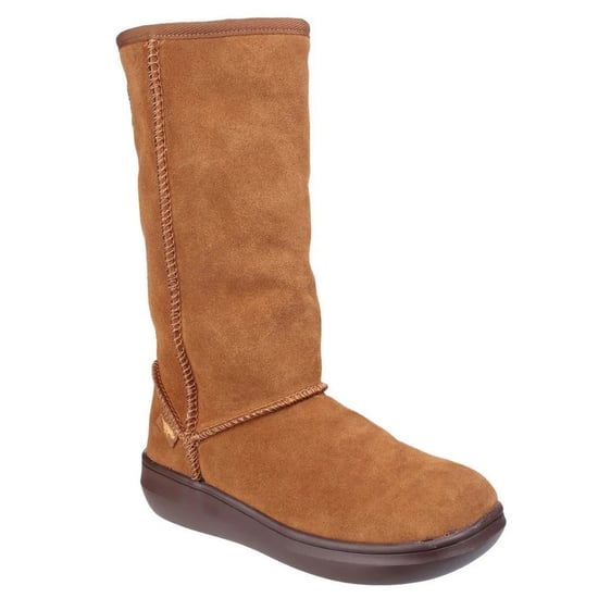 Rocket Dog Dames/Dames Sugardaddy Suede Pull-On Laarzen (Kastanje) - Image 1