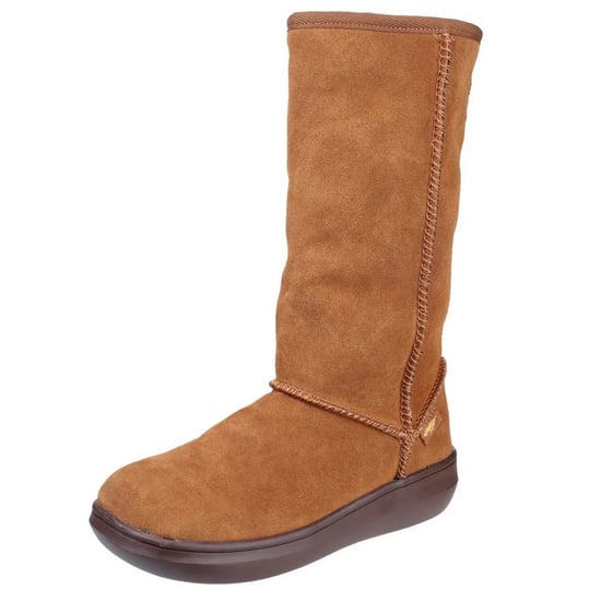 Rocket Dog Dames/Dames Sugardaddy Suede Pull-On Laarzen (Kastanje) - Image 4