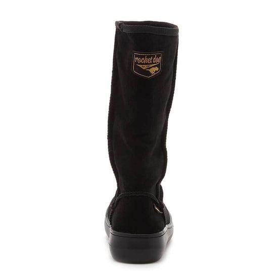 Rocket Dog Sugardaddy Dames/Dames Leder Trekken Op Laars (Zwart) - Image 2