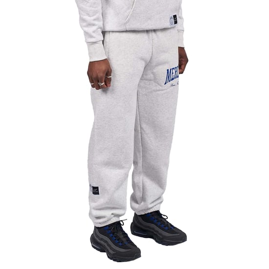 Mercier Mens Kansas Relax Jogging Bottoms (Grey Marl) - Image 2