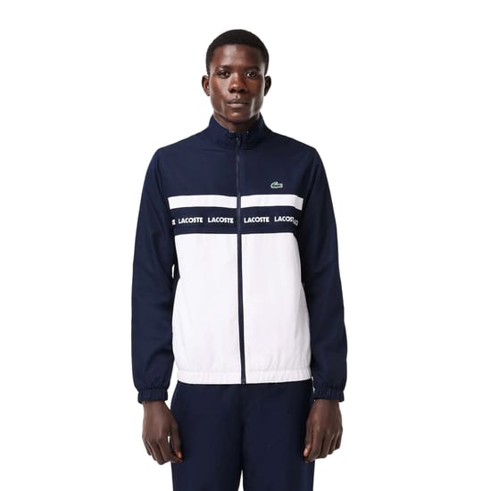 Lacoste Mens Sportsuit Tennis Tracksuit (Navy/White) - Image 4