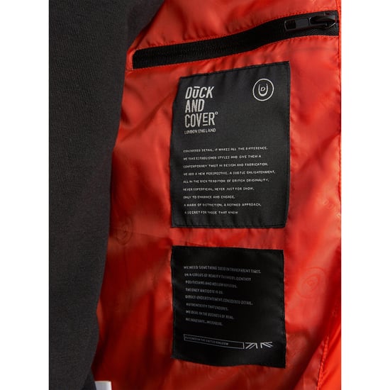 Duck and Cover Mens Raymax Padded Jacket (Orange) - Image 3