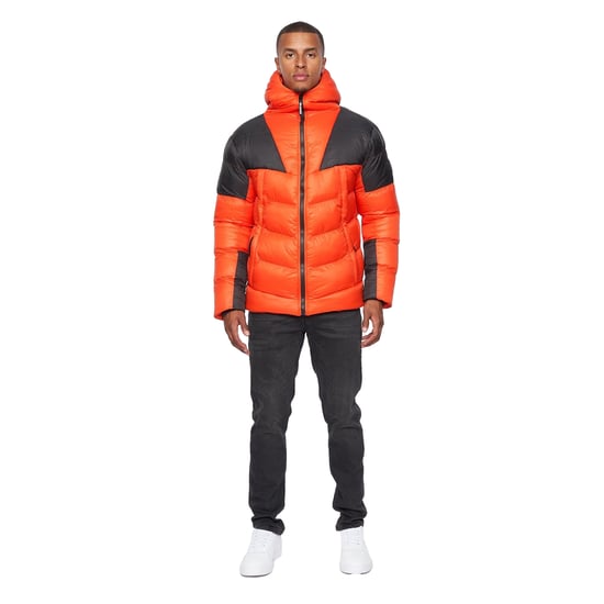 Duck and Cover Mens Raymax Padded Jacket (Orange) - Image 4