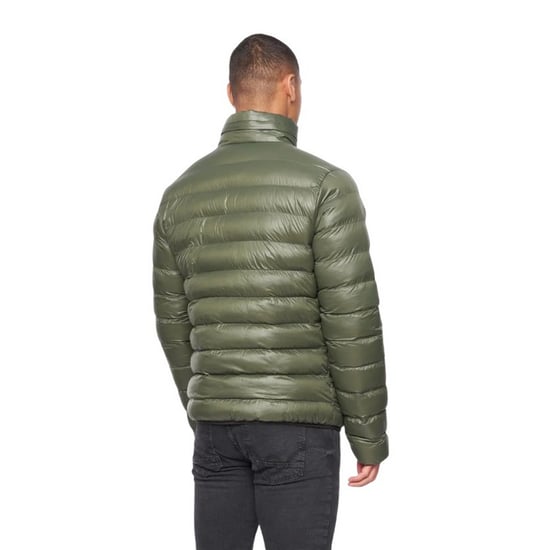 Duck and Cover Mens Shemmy 2 Layer Quilted Jacket (Olive) - Image 2