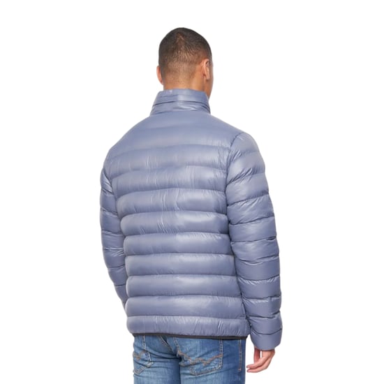 Duck and Cover Mens Shemmy 2 Layer Quilted Jacket (Denim Blue) - Image 2
