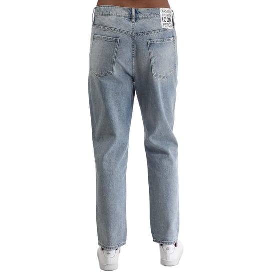 Armani Exchange Dam/Ladies J51 Washed Carrot Fit Jeans (Indigo) - Image 2