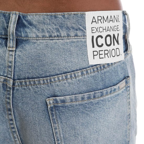 Armani Exchange Dam/Ladies J51 Washed Carrot Fit Jeans (Indigo) - Image 3
