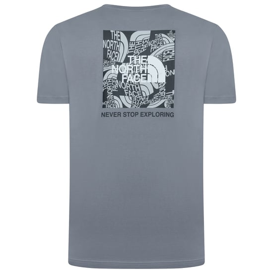 The North Face Men's Box Exploration T-Shirt Tradewinds Grey - Image 3
