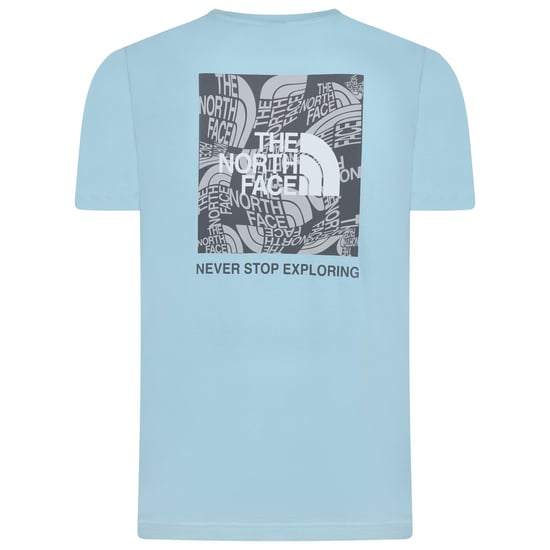 The North Face Men's Box Exploration T-Shirt Atomizer Blue - Image 3