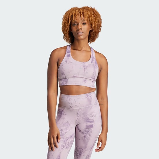 Run Pocket Medium-Support AOP Bra Iteration - Image 1