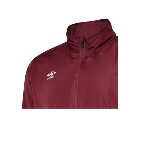 Umbro Kinder/Kinder Club Essential Light Waterdichte Jas (Nieuw Claret) - Image 3
