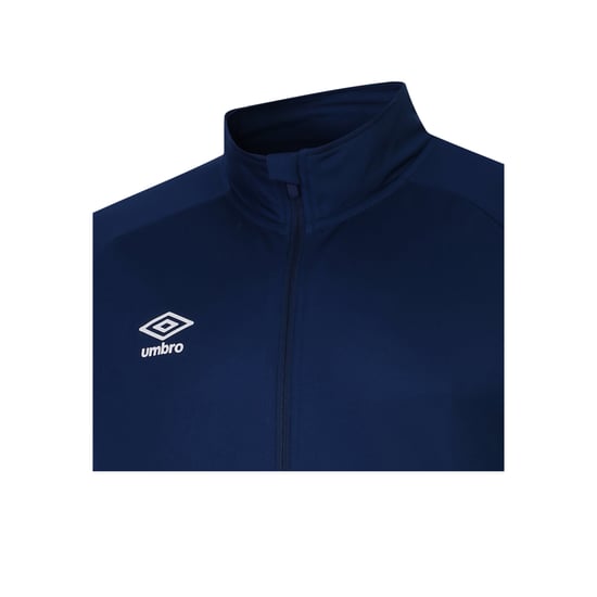 Umbro Childrens/Kids Total Training Knitted Track Jacket (Navy/White) - Image 3