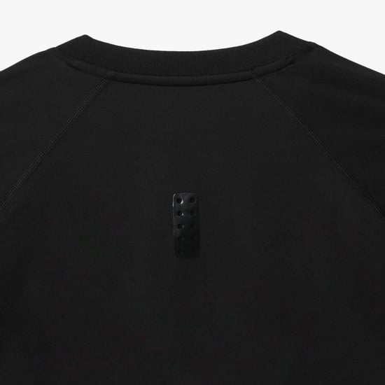 Men's Lacoste Slim Fit Stretch Sport T-Shirt in Black - Image 6