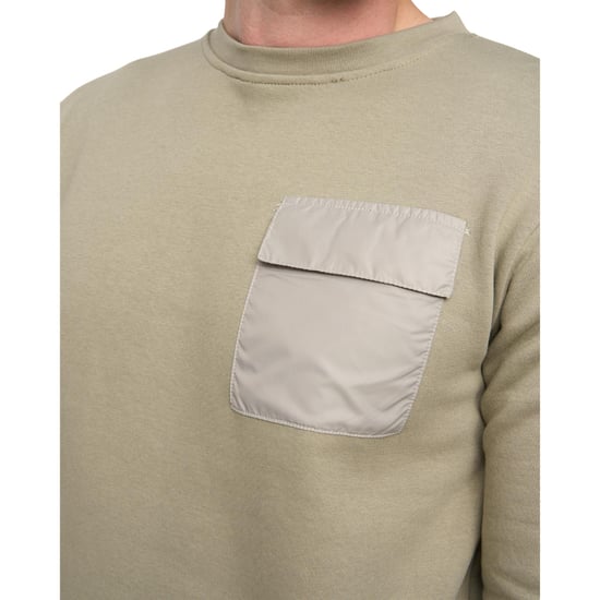 Duck and Cover Mens Trentforth Crew Neck Sweatshirt (Sage) - Image 4
