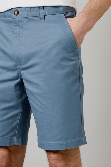 Mid Blue Classic Chino Short - Image 3