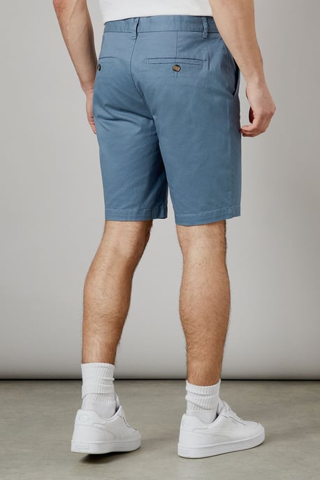Mid Blue Classic Chino Short - Image 4
