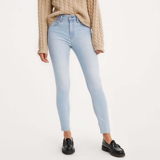 Women's Levis 721 High Rise Skinny Fit Jeans in Light Blue - Image 1