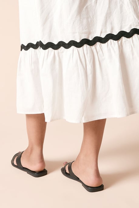 Carlotta Faux Leather Comfort Flat Sliders - Image 4