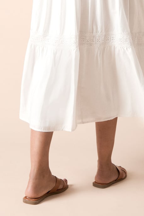 Carlotta Faux Leather Comfort Flat Sliders - Image 4