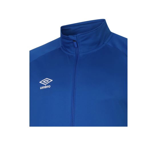 Umbro Childrens/Kids Total Training Knitted Track Jacket (Royal Blue/White) - Image 3