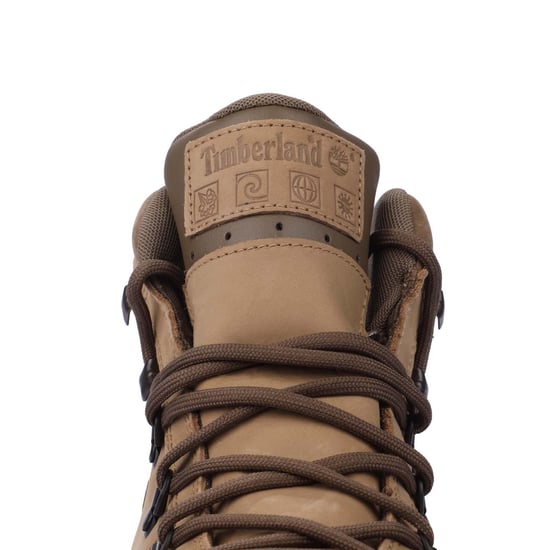 Men's Timberland Hudson Road Waterproof Mid Boots in Beige - Image 5