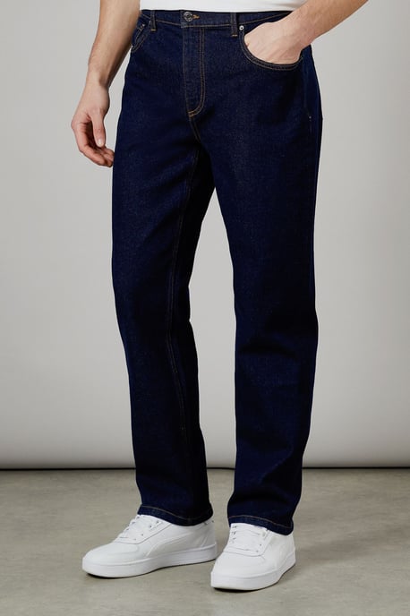 Rinse Wash Stretch Straight Fit Jeans - Image 2