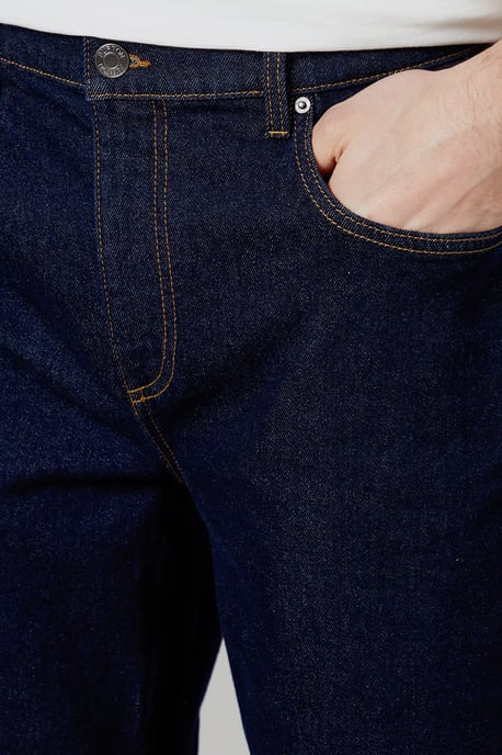 Rinse Wash Stretch Straight Fit Jeans - Image 3
