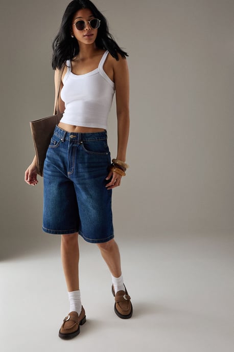 Faith: Betsy Suede Western Buckle Chunky Loafers - Image 2