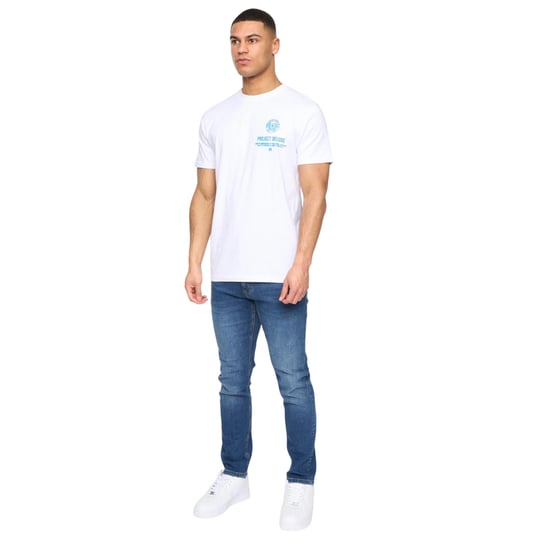 Henleys Heren Henstamp Katoenen T-Shirt (Wit) - Image 3