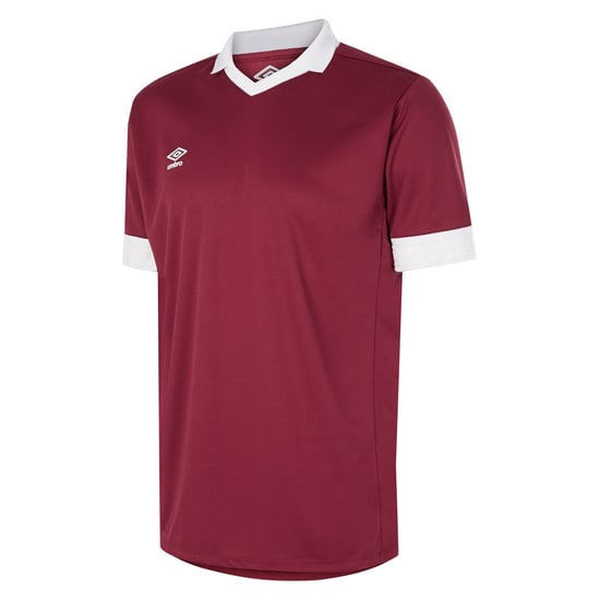 Umbro Childrens/Kids Tempest Short-Sleeved Jersey (New Claret/White) - Image 1