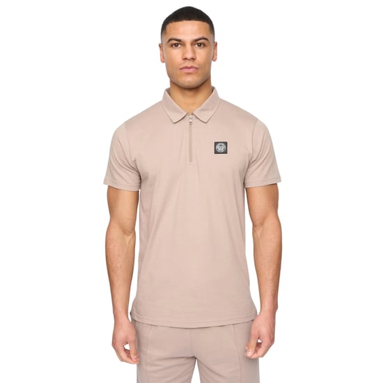 Henleys Mens Henychill Polo and Shorts Set (Taupe) - Image 1