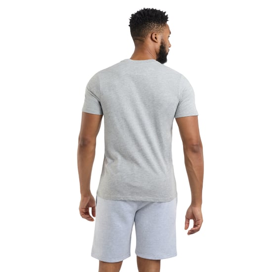 Umbro Heren Stacked Logo T-Shirt (Grijze Mergel) - Image 2