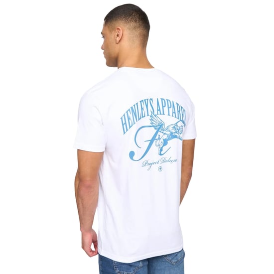 Henleys Heren Henwing T-Shirt (Optisch Wit) - Image 2