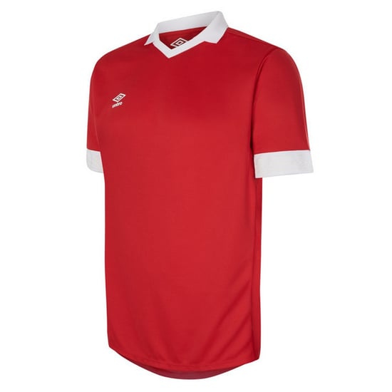 Umbro Childrens/Kids Tempest Short-Sleeved Jersey (Vermillion/White) - Image 1