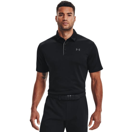 Under Armour Heren Tech Poloshirt (Zwart/Grafiet) - Image 3