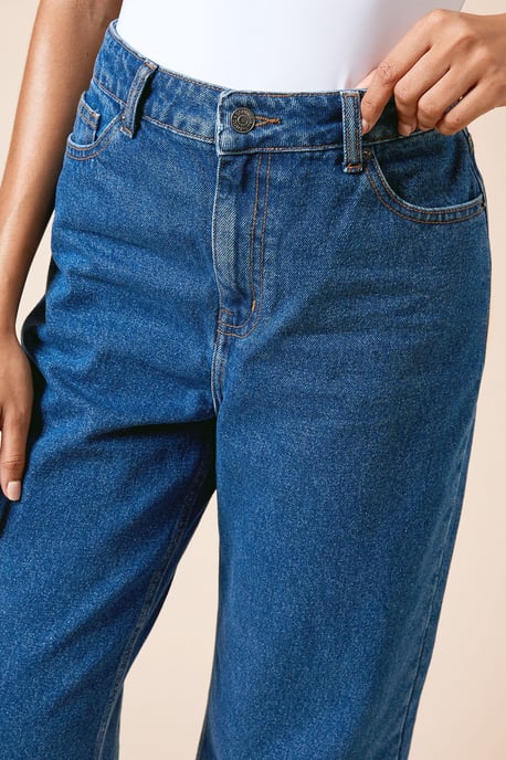 Cropped Wide Leg Jean - Image 4