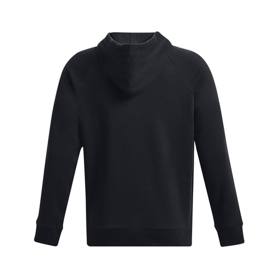Under Armour Unisex Adult Rival Fleece Hoodie (Black/White) - Image 2